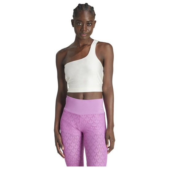 Adidas Γυναικεία αμάνικη μπλούζα Fashion Cut-Out Spandex Crop Top
